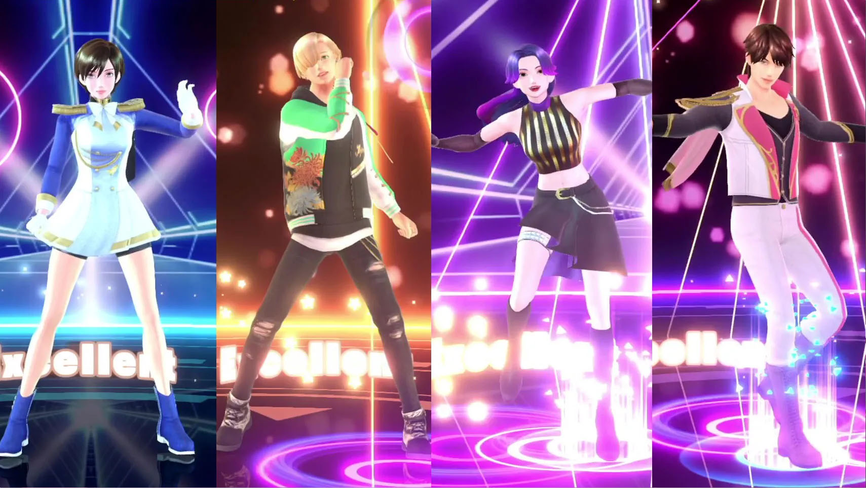 You can also change into luxurious stage costumes!